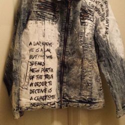 Rockstar original, blue denim jean jacket