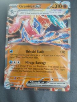 Greninja ex Pokémon Card 106/167 TWM