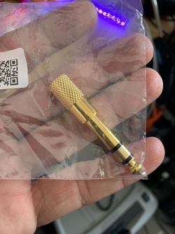 Metal headphone adapters 2 pc