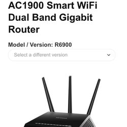 Netgear Smart Wifi Router -Nighthawk AC1900