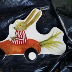 IKEA Bunny Driving A Carrot Car Coat Hooks