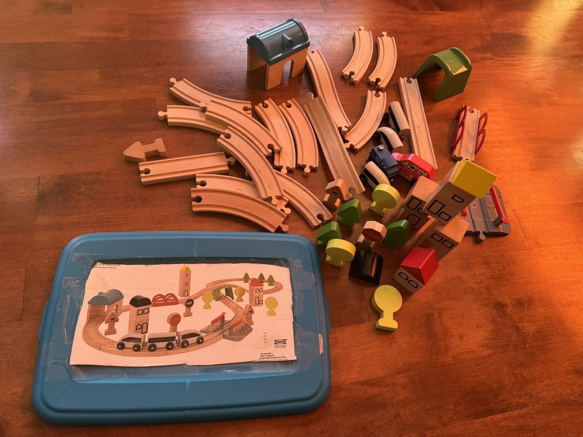 IKEA Wooden Train Playset Shipping Available