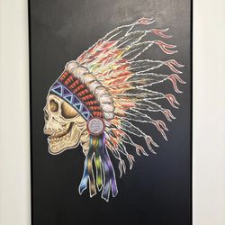 Grateful Dead Native American Painting
