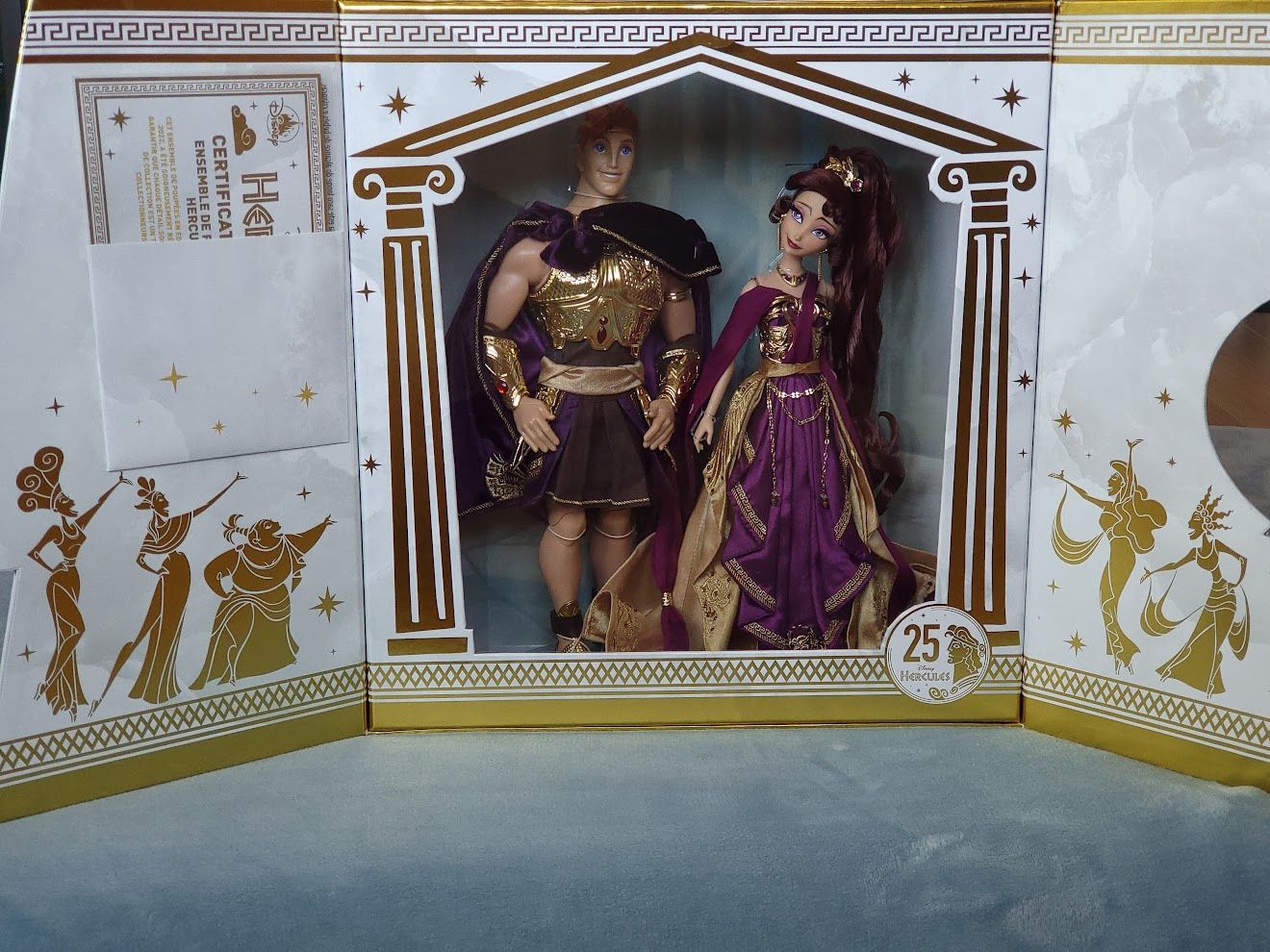 Disney D23 Limited Edition Hercules & Megara Doll Set