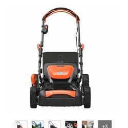 Yardforce 60v Self-Propelled Mower with 2 4Ah Batteries, Rapid Charger $350