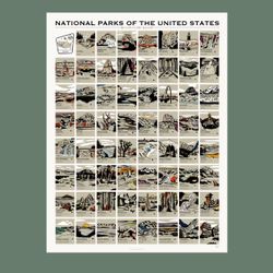 [Brand New] National Parks Scratch Off Chart 