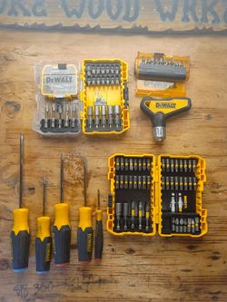 Lot of DeWalt. Hand tools