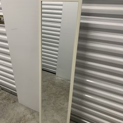 White framed Mirror