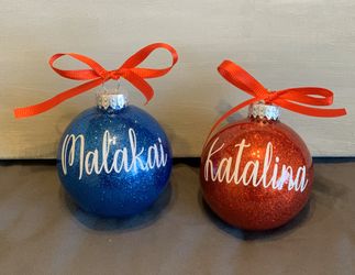 Personalized Christmas ornaments