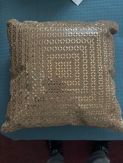 Glitter & Gold Pillow