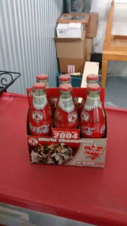 2004 Boston Red Sox coca cola 6 pack