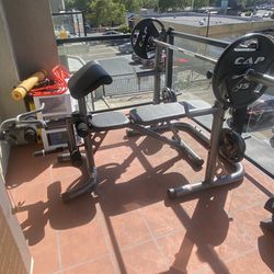 Adjustable Olympic Weight Set