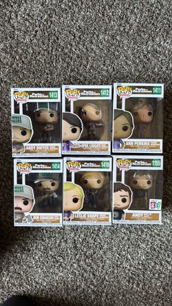 Funko Pop Parks and Recreation Set of 6