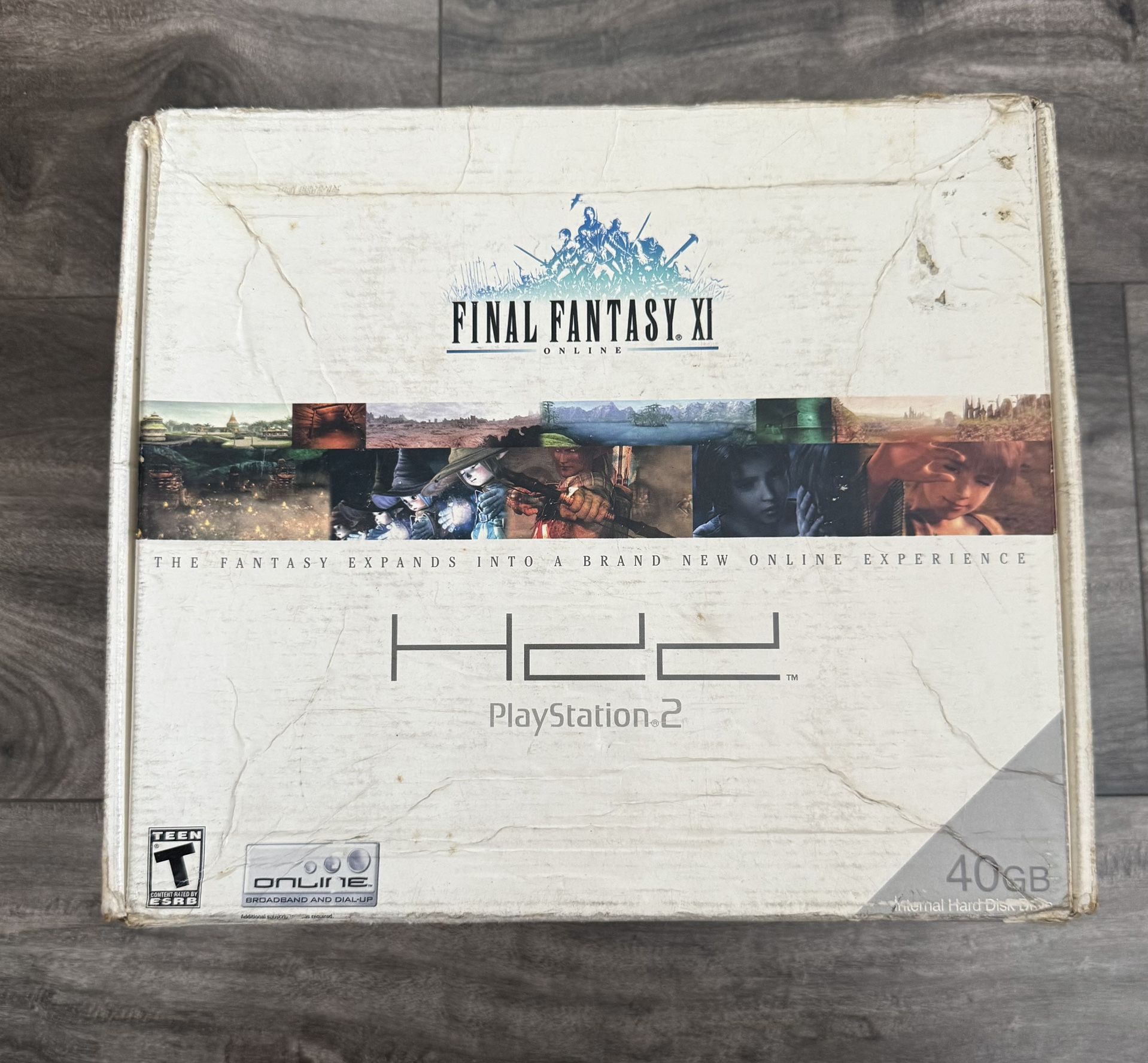 Sony Final Fantasy XI 40GB HDD Bundle For PlayStation 2 PS2