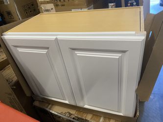 Hampton 30 in. W x 15 in. D x 24 in. H Assembled Wall Bridge Cabinet in Satin White 