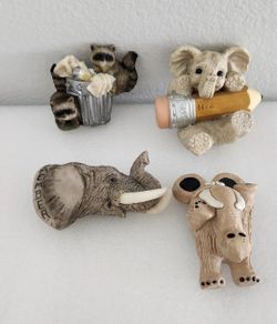 Resin Refrigerator Safari Animal Magnet