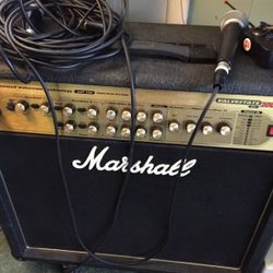 Marshal amp 15" speaker & foot pedal