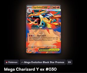Pokémon cards mega Charizad Y ex #029 / #030