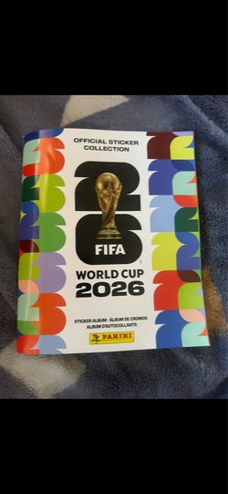 PANINI. WORLD CUP BOOK WITH A FEW STICKERS ON IT