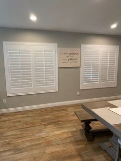 Factory Direct Custom Wood Plantation Shutters - 100% Real Hardwood Interior Window Coverings - Custom Paint, Stains & Expert Local Install