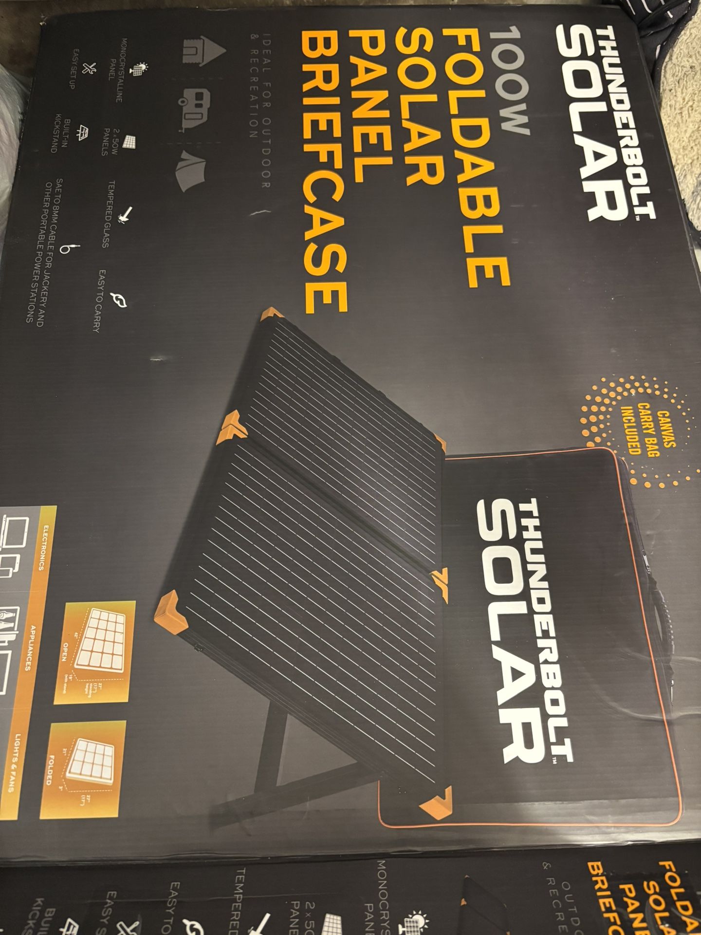 Portable Solar Panel Briefcase