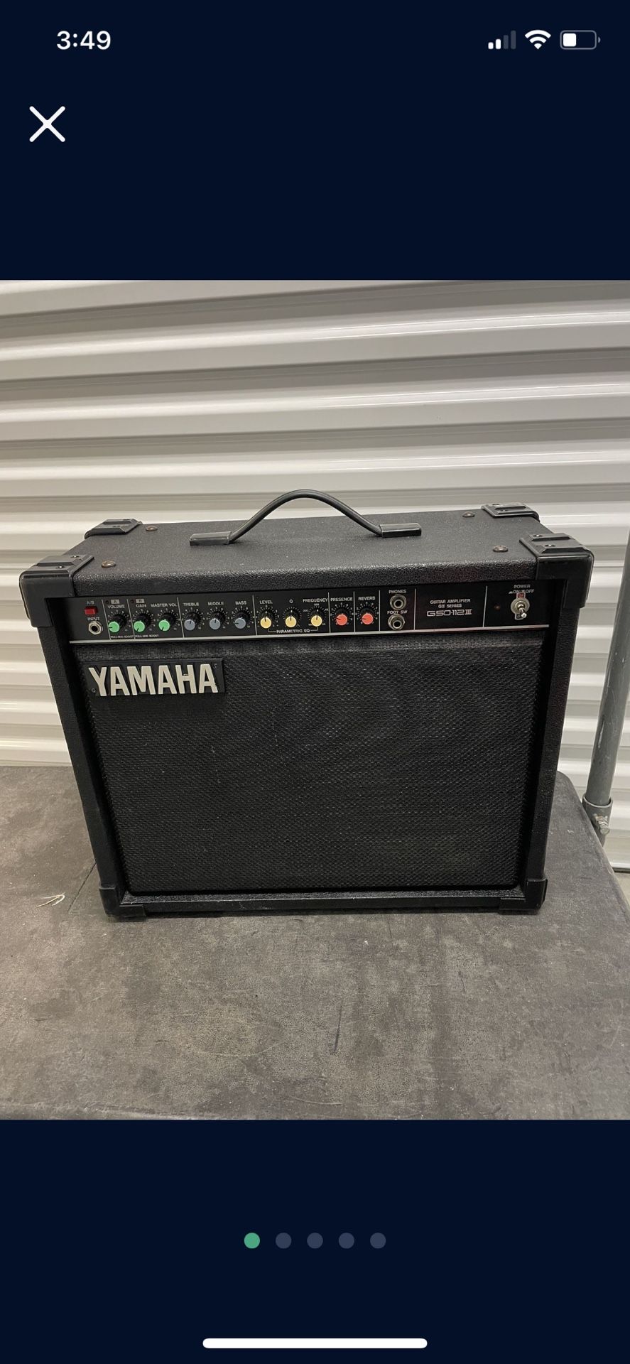 Used Yamaha G50-112 3 Guitar Combo Amp