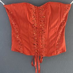 Orange corset