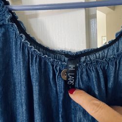 Denim Dress  (M Size )