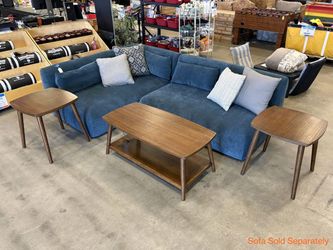 NEW! SIGNATURE DESIGN BY ASHLEY Lyncott MCM Inspired 2 Tier Coffee Table and End Table Set (Set of 3) (Southcenter)