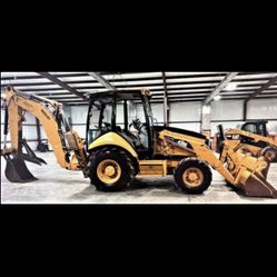 BACKHOE LOADER TRACTOR 4X4 CATERPILLAR 430ED 2006 THUMB