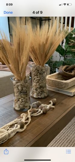 Decoration autumn vases