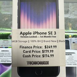 iPhone SE 3 - Verizon Locked - 64GB