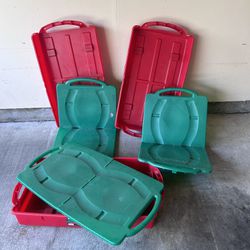 3 Storage Containers with Wheels