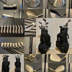 Set Of Men’s Right Handed Clubs W/ Cart Bag