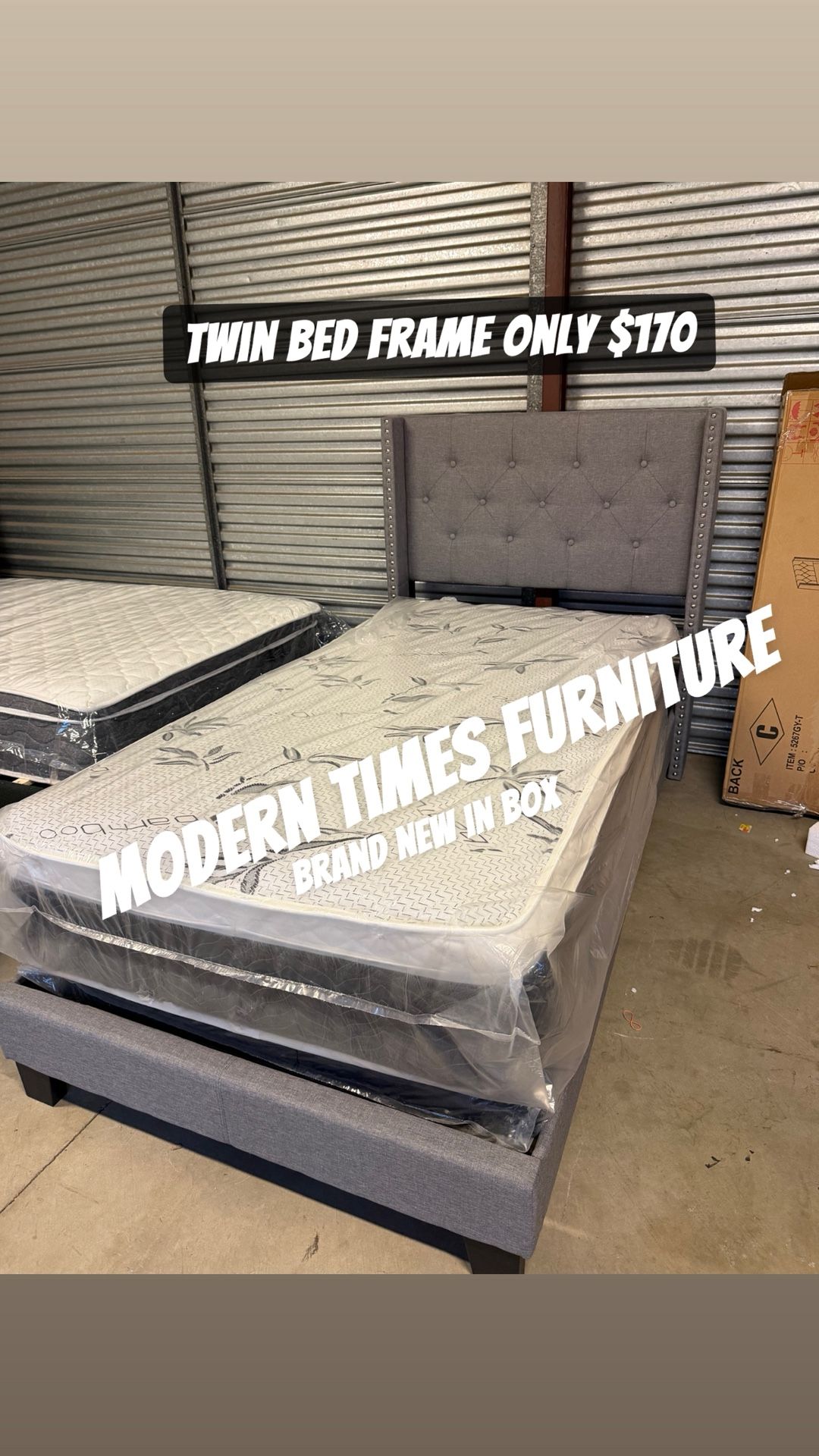 Twin Bed frame In Box / More Sizes Available