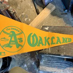 1970’s Oakland A’s Pennant!!