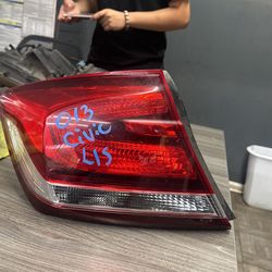 2013 Civic Taillights Left Side