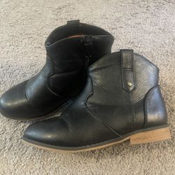 Girl Black Booties