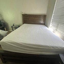 Queen size bed frame
