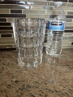 Crystal Vase 20.00. New