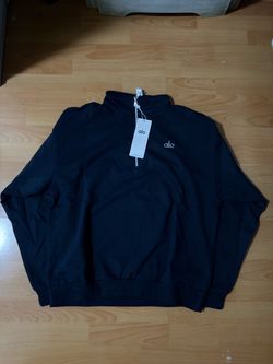 Dark Blue Alo Quarter zip pullover sweatshirt