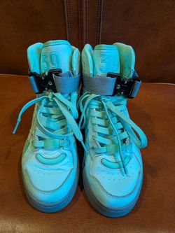 FILA x Hatsune Miku Teratach 600 Hi Sneakers Emerald Light Blue - Women's Size 5