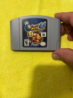 Nintendo 64 bomberman 64 second attack authentic rare htf