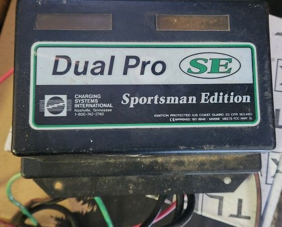 Dual Pro SE Sportsman Edition Marine Battery Charger 2 Bank System
