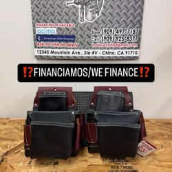 (B5060)OCCIDENTAL LEATHER 3Pouch Pro Fastener(EACH)**(FINANCIAMOS/WE FINANCE)**