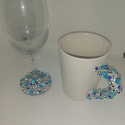 Wine Glass & Mug Set