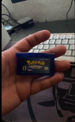 Pokémon Sapphire Version GameBoy SP Cartridge