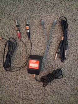 Boss, AC adapter.\n And cords.
