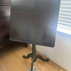 Vintage F. Weber & Co. Cast Iron & Wood Adjustable Drafting Table / Art Easel