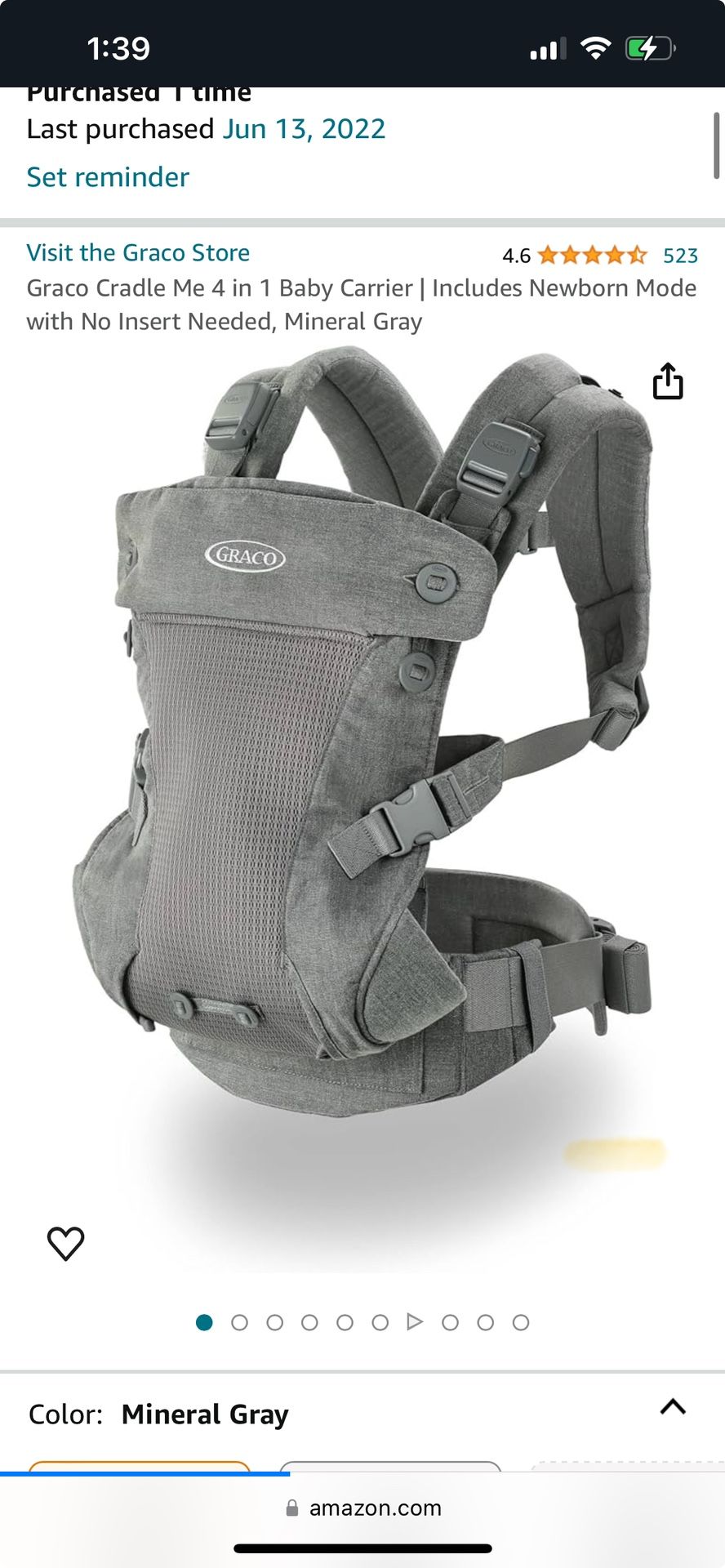 Graco Baby Carrier